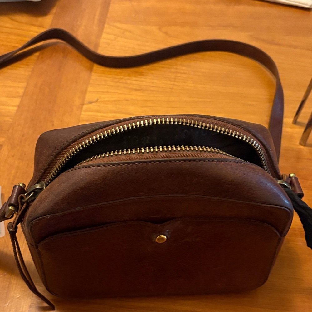 Brown Leather Crossbody Bag
